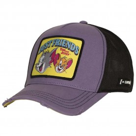 Шапка Capslab Tom & Jerry Best Black cap - Purple (Lilac / Black) шапка,всички,шапки,capslab,tom,&,jerry,best,black,cap,purple,(lilac,black)