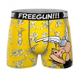 Боксерки Freegun Asterix & Obelix Sky boxers - Yellow (White / Yellow) боксерки,мъжко,бельо,freegun,asterix,&,obelix,sky,boxers,yellow,(white,yellow)