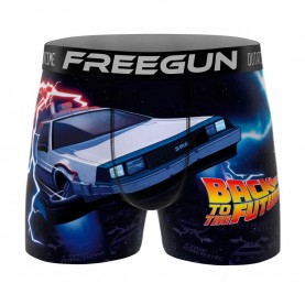 Боксерки Freegun Back to the Future Flying boxers - Blue (White / Blue) боксерки,мъжко,бельо,freegun,back,to,the,future,flying,boxers,blue,(white,blue)