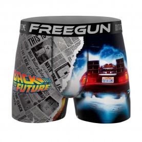 Боксерки Freegun Back to the Future Time Machine boxers - Multicolor (White / Black) боксерки,мъжко,бельо,freegun,back,to,the,future,time,machine,boxers,multicolor,(white,black)
