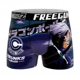 Боксерки Freegun Dragon Ball Z Trunks boxers - Purple (Purple / White) боксерки,мъжко,бельо,freegun,dragon,ball,z,trunks,boxers,purple,(purple,white)