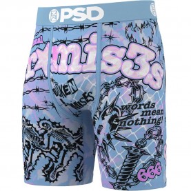 Боксерки Psd Broken Promises Forever boxers - Blue (Blue / White) боксерки,мъжко,бельо,psd,broken,promises,forever,boxers,blue,(blue,white)