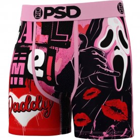 Боксерки Psd Daddy Ghostface boxers - Pink (Pink / White) боксерки,мъжко,бельо,psd,daddy,ghostface,boxers,pink,(pink,white)