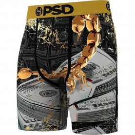 Боксерки Psd Gold Scorp boxers - Grey (Gold / White) боксерки,мъжко,бельо,psd,gold,scorp,boxers,grey,(gold,white)