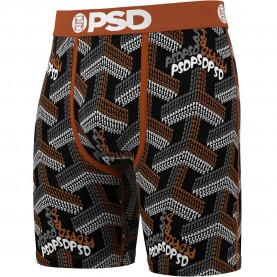 Боксерки Psd Labyrinth boxers - Black (Brown / White) боксерки,мъжко,бельо,psd,labyrinth,boxers,black,(brown,white)