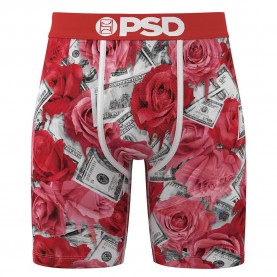 Боксерки Psd Roses Melt Red boxers - Red (Red / White) боксерки,мъжко,бельо,psd,roses,melt,red,boxers,red,(red,white)