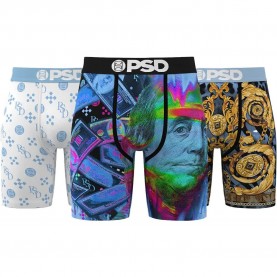 Боксерки Psd Sky Vault boxers 3 units - Multicolor (Blue / White / White) боксерки,мъжко,бельо,psd,sky,vault,boxers,3,units,multicolor,(blue,white,white)