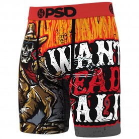 Боксерки Psd Wanted Dead boxers - Multicolor (Red / White) боксерки,мъжко,бельо,psd,wanted,dead,boxers,multicolor,(red,white)