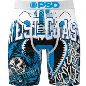 Боксерки Psd Warface West Coast boxers - White / Blue (Blue / White) боксерки,мъжко,бельо,psd,warface,west,coast,boxers,white,blue,(blue,white)