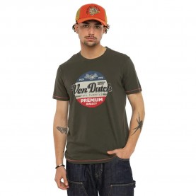 Тениска Von dutch VD1TRFULLK short sleeve T-shirt - Green (Khaki) тениска,мъжки,тениски,дамски,тениски,von,dutch,vd1trfullk,short,sleeve,t,shirt,green,(khaki)