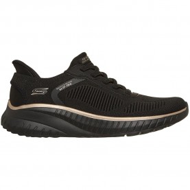 Маратонки Skechers Slip-Ins® BOBS® Sport™ Squad Chaos Current Muse trainers - Black (Black / Rose Gold Textile) маратонки,мъжки,маратонки,дамски,маратонки,skechers,slip,ins®,bobs®,sport™,squad,chaos,current,muse,trainers,black,(black,rose,gold,textile)