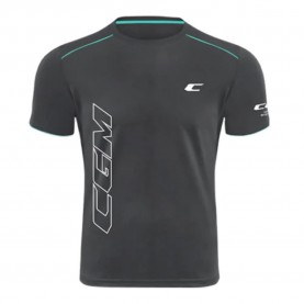 Тениска Cgm X400 short sleeve T-shirt - Grey (Grey / Blue) тениска,мъжки,тениски,дамски,тениски,cgm,x400,short,sleeve,t,shirt,grey,(grey,blue)