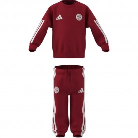 Adidas FC Bayern Munich DNA Baby Jogger long sleeve set - Red (Better Scarlet / White) детски,екипи,adidas,fc,bayern,munich,dna,baby,jogger,long,sleeve,set,red,(better,scarlet,white)