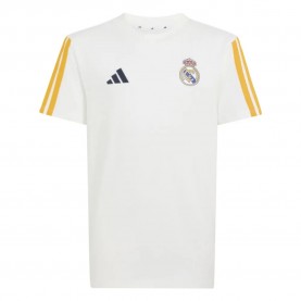 Тениска Adidas Real Madrid short sleeve T-shirt - White (White) тениска,мъжки,тениски,дамски,тениски,adidas,real,madrid,short,sleeve,t,shirt,white,(white)