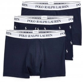 Боксерки Polo ralph lauren 714830299 Trunk boxers 3 units - Blue (Navy / Navy AOP / Navy) боксерки,мъжко,бельо,polo,ralph,lauren,714830299,trunk,boxers,3,units,blue,(navy,navy,aop,navy)