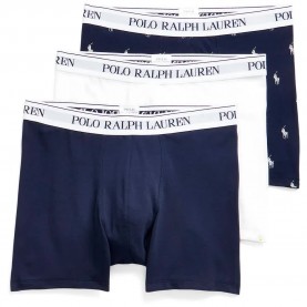 Боксерки Polo ralph lauren 714830300 Brief boxers 3 units - Multicolor (Cruise Navy / White / Cruise Navy AOP) боксерки,мъжко,бельо,polo,ralph,lauren,714830300,brief,boxers,3,units,multicolor,(cruise,navy,white,cruise,navy,aop)
