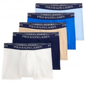 Боксерки Polo ralph lauren 714864292 Trunk boxers 5 units - Multicolor (White / Navy / Tan / Irs Blue / Of Blue) боксерки,мъжко,бельо,polo,ralph,lauren,714864292,trunk,boxers,5,units,multicolor,(white,navy,tan,irs,blue,of,blue)