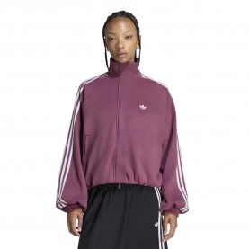 Яке Adidas Originals Adilenium Season 6 Faux Suede tracksuit jacket - Purple (Maroon) яке,дамски,анцузи,adidas,originals,adilenium,season,6,faux,suede,tracksuit,jacket,purple,(maroon)