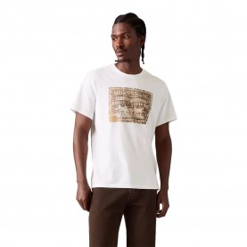 Тениска Levi´s ® 16143 short sleeve T-shirt - White (White Plus / Brown) тениска,мъжки,тениски,дамски,тениски,levi´s,®,16143,short,sleeve,t,shirt,white,(white,plus,brown)