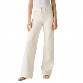 Дънки Levi´s ® Ribcage Wide Leg jeans - White (Barely Freezing) дънки,мъжки,панталони,дамски,панталони,levi´s,®,ribcage,wide,leg,jeans,white,(barely,freezing)