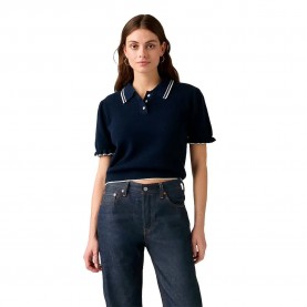 Сако Levi´s ® Super Soft Summer short sleeve sweater - Blue (Navy Blazer / Egret) сако,мъжки,пуловери,дамски,пуловери,levi´s,®,super,soft,summer,short,sleeve,sweater,blue,(navy,blazer,egret)