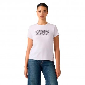 Тениска Levi´s ® The Perfect short sleeve T-shirt - White (Bright White) тениска,мъжки,тениски,дамски,тениски,levi´s,®,the,perfect,short,sleeve,t,shirt,white,(bright,white)