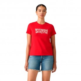 Тениска Levi´s ® The Perfect short sleeve T-shirt - Red (True Red) тениска,мъжки,тениски,дамски,тениски,levi´s,®,the,perfect,short,sleeve,t,shirt,red,(true,red)