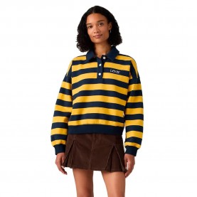 Поларена блуза Levi´s ® Vintage Rugby Graphic Fleece sweatshirt - Yellow (Spicy Mustard) поларена,блуза,дамски,блузи,levi´s,®,vintage,rugby,graphic,fleece,sweatshirt,yellow,(spicy,mustard)