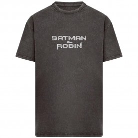Тениска Merchcode Batman & Robin Acid Wash Heavy Oversize short sleeve T-shirt - Black (Black) тениска,мъжки,тениски,дамски,тениски,merchcode,batman,&,robin,acid,wash,heavy,oversize,short,sleeve,t,shirt,black,(black)