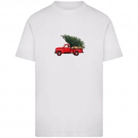 Тениска Mister tee Christmas Tree Pickup short sleeve T-shirt - White (White) тениска,мъжки,тениски,дамски,тениски,mister,tee,christmas,tree,pickup,short,sleeve,t,shirt,white,(white)