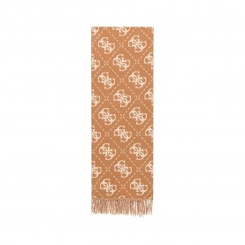 шал,ръкавици,шапки,и,шалове,guess,70x190,scarf,brown,(latte,logo,brown)
