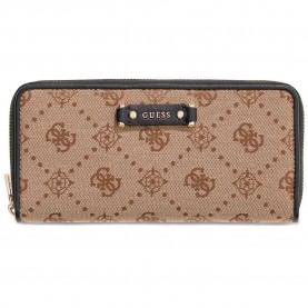 портфейли,и,портмонета,guess,dorothy,large,woman,wallet,brown,(latte,logo,black)