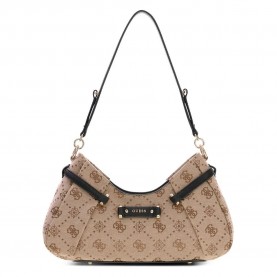 чанта,за,през,рамо,всички,чанти,guess,dorothy,shoulder,bag,brown,(latte,logo,black)