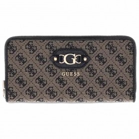 портфейли,и,портмонета,guess,samantha,large,woman,wallet,grey,(black,logo)