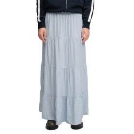 Пола Superdry Woven Tiered Maxi long skirt - Blue (Blue Fog Daisy Hearts) пола,дамски,поли,и,рокли,superdry,woven,tiered,maxi,long,skirt,blue,(blue,fog,daisy,hearts)