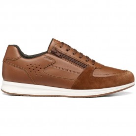 Маратонки Geox Avery A trainers - Brown (Cognac) маратонки,мъжки,маратонки,дамски,маратонки,geox,avery,a,trainers,brown,(cognac)