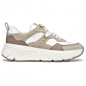 Маратонки Geox Diamanta E trainers - White (White / Sand) маратонки,мъжки,маратонки,дамски,маратонки,geox,diamanta,e,trainers,white,(white,sand)