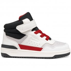 Маратонки Geox Washiba I trainers - White (White / Red) маратонки,мъжки,маратонки,дамски,маратонки,geox,washiba,i,trainers,white,(white,red)