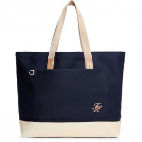 Чанта Tommy hilfiger AM0AM14089 tote bag - Blue (Space Blue) чанта,всички,чанти,tommy,hilfiger,am0am14089,tote,bag,blue,(space,blue)