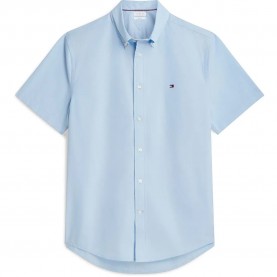 Риза с къс ръкав Tommy hilfiger Core Flex short sleeve shirt - Blue (Sweet Blue) риза,с,къс,ръкав,дамски,ризи,мъжки,ризи,tommy,hilfiger,core,flex,short,sleeve,shirt,blue,(sweet,blue)