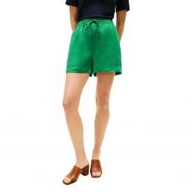 Къси панталони Tommy hilfiger Ess Linen Pull On shorts - Green (Courtside Green) къси,панталони,мъжки,панталони,дамски,панталони,tommy,hilfiger,ess,linen,pull,on,shorts,green,(courtside,green)