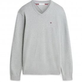 блуза,мъжки,пуловери,дамски,пуловери,tommy,hilfiger,mw0mw42249,v,neck,sweater,grey,(light,grey,heather)