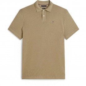 Tommy hilfiger Open Relaxed Fit short sleeve polo - Beige (Keystone) дамски,блузи,с,яка,мъжки,блузи,с,яка,tommy,hilfiger,open,relaxed,fit,short,sleeve,polo,beige,(keystone)