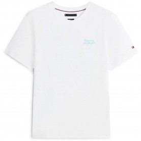 Тениска Tommy hilfiger Palm Photo short sleeve T-shirt - White (White) тениска,мъжки,тениски,дамски,тениски,tommy,hilfiger,palm,photo,short,sleeve,t,shirt,white,(white)