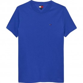 Тениска Tommy jeans Original Ultra Slim Fit short sleeve T-shirt - Blue (Fizzy Blue) тениска,мъжки,тениски,дамски,тениски,tommy,jeans,original,ultra,slim,fit,short,sleeve,t,shirt,blue,(fizzy,blue)