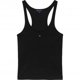 Тениска Tommy jeans DW0DW22264 sleeveless T-shirt - Black (Black) тениска,мъжки,тениски,дамски,тениски,tommy,jeans,dw0dw22264,sleeveless,t,shirt,black,(black)