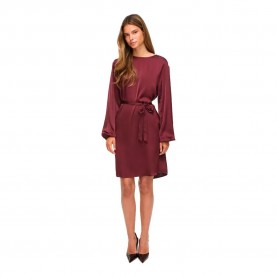 Рокля Vila Enna Ravenna long sleeve short dress - Red (Port Royale) рокля,дамски,поли,и,рокли,vila,enna,ravenna,long,sleeve,short,dress,red,(port,royale)