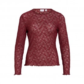 Тениска Vila Fay long sleeve T-shirt - Red (Port Royale) тениска,мъжки,тениски,дамски,тениски,vila,fay,long,sleeve,t,shirt,red,(port,royale)