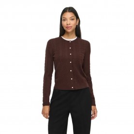 Жилетка Vila Kerry cardigan - Brown (Coffee Bean) жилетка,мъжки,пуловери,дамски,пуловери,vila,kerry,cardigan,brown,(coffee,bean)
