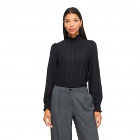 Тениска Vila Lyri long sleeve T-shirt - Black (Black Beauty) тениска,мъжки,тениски,дамски,тениски,vila,lyri,long,sleeve,t,shirt,black,(black,beauty)